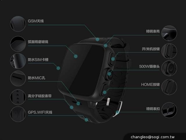 Omate智慧手錶 採用MT6572晶片 支援3G通話