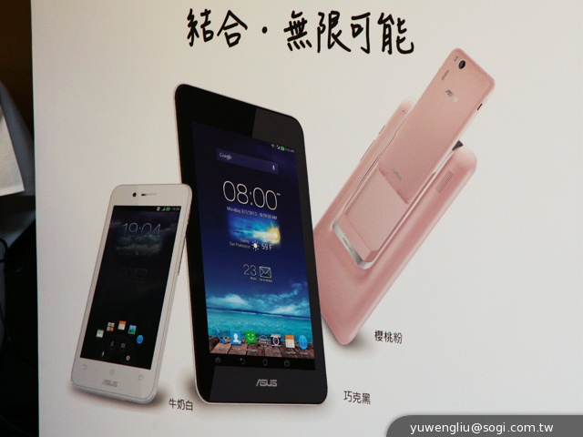 華碩PadFone mini 4.3動手玩 手機+平板1萬2有找