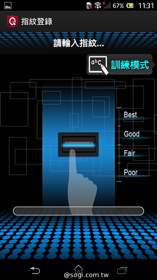 PrivacQ Q-Key 180 Mini指紋加密 確保手機資料安全