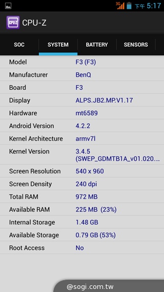 千萬畫素輕薄時尚 BenQ F3平價四核機