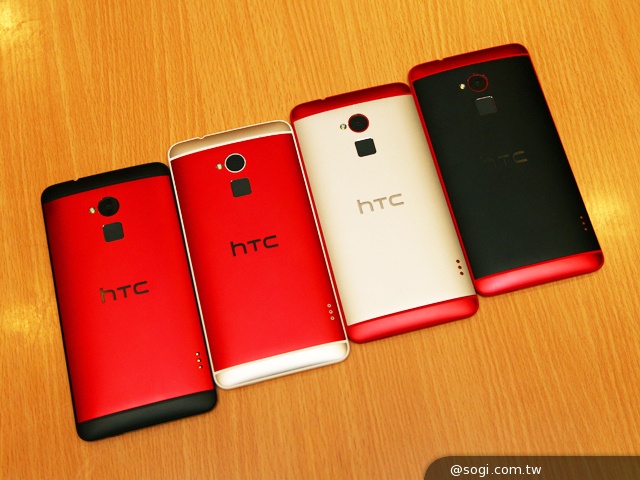 HTC One max魅麗紅、絕地黑雙色圖賞
