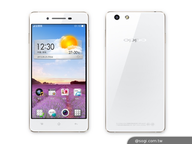 夜拍神機OPPO R1中國開賣 售約台幣1萬2