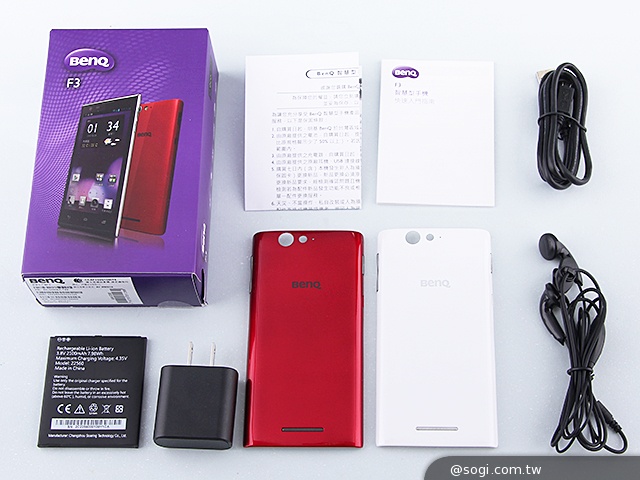 千萬畫素輕薄時尚 BenQ F3平價四核機