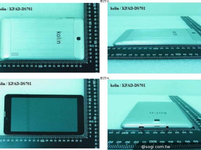 老牌家電歌林推7吋可通話雙卡平板 Kolin KPAD DS70