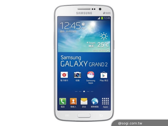 三星GALAXY Grand 2雙卡機12900元 1月中開賣