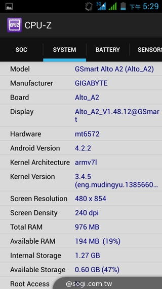 5吋雙卡國民享樂機 GSmart Alto A2實測
