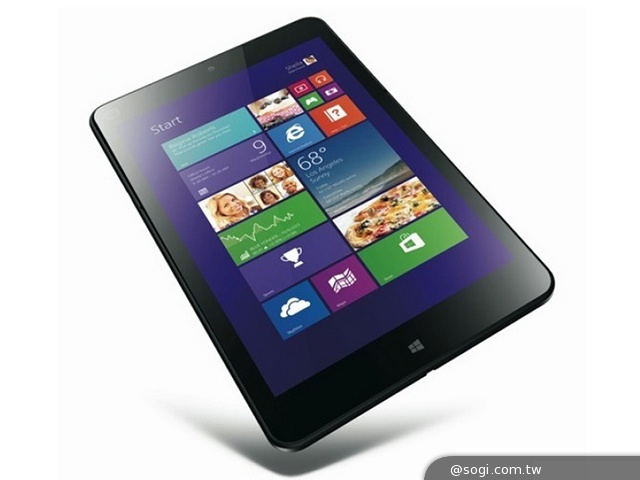 聯想ThinkPad 8四核Win8平板發表 399美元起【CES 2014】