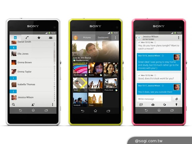 索尼Xperia Z1 Compact輕旗艦、配件裝置齊發表【CES 2014】