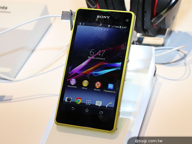 索尼Xperia Z1 Compact輕旗艦、配件裝置齊發表【CES 2014】