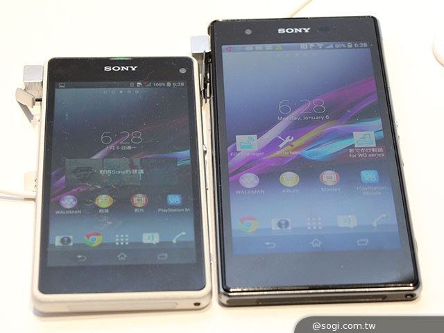 Sony防水輕旗艦Xperia Z1 Compact直擊【CES 2014】