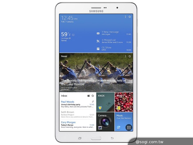三星發表NotePRO與TabPRO四款平板 內建全新UI【CES 2014】