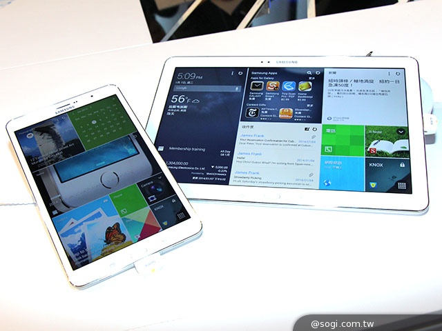 新介面、高規格 三星TabPRO 10.1/8.4跨海動手玩【CES 2014】