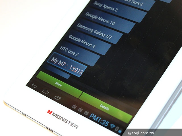 魔聲展出7吋安卓平板MONSTER M7【CES 2014】 魔聲展出7吋安卓平板MONSTER M7【CES 2014】