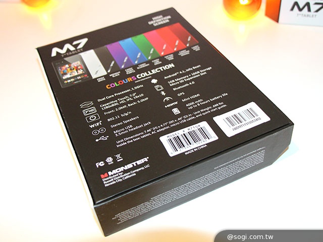 魔聲展出7吋安卓平板MONSTER M7【CES 2014】 魔聲展出7吋安卓平板MONSTER M7【CES 2014】