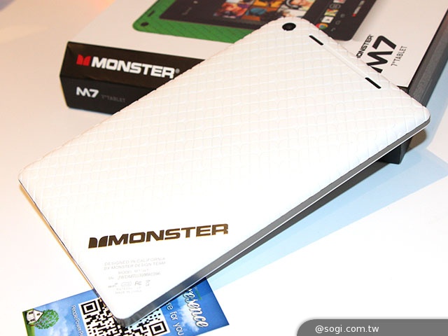 魔聲展出7吋安卓平板MONSTER M7【CES 2014】 魔聲展出7吋安卓平板MONSTER M7【CES 2014】