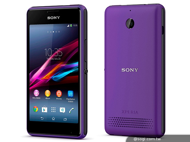 4吋新機Sony Xperia E1發表 主打音樂效能
