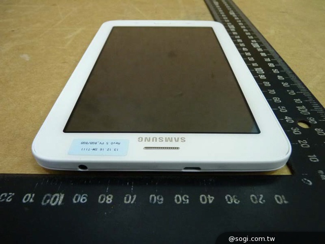 三星GALAXY Tab 3 Lite外型曝光 3G版現身NCC 三星GALAXY Tab 3 Lite外型曝光 3G版現身NCC