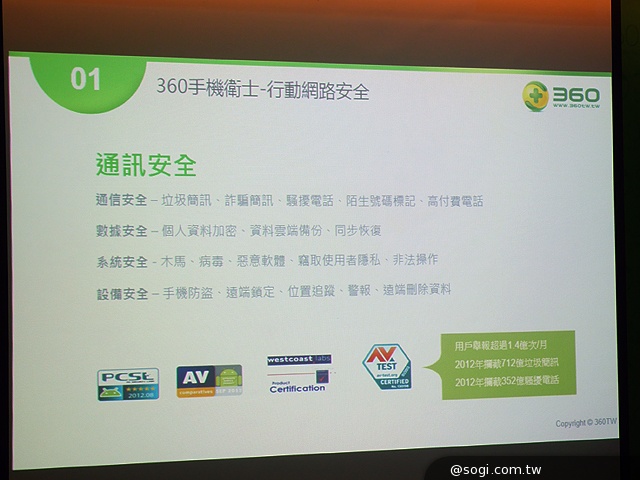 中國最大行動防毒 奇虎360正式登陸台灣