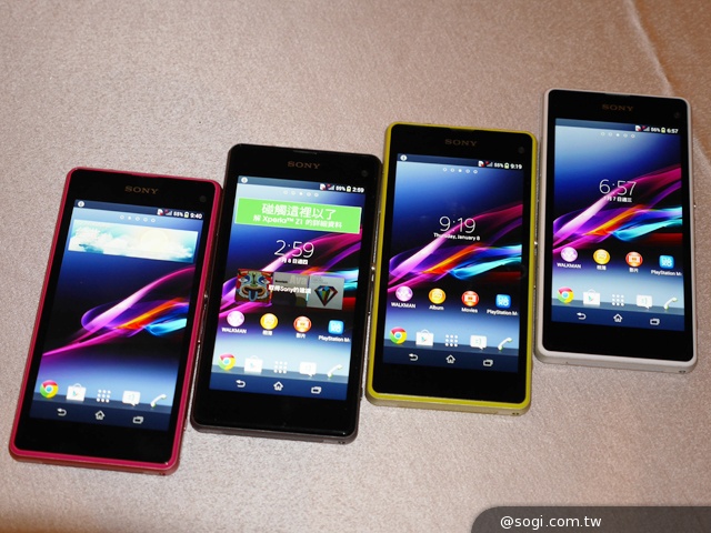 Sony Z1 Compact中國上市 無LTE 售價近2萬