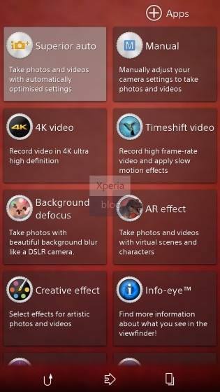 Sony Xperia Z2 D6503截圖曝光！新增4K錄影及簡易模式等功能