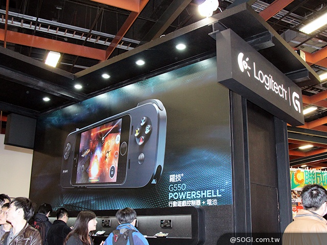 iPhone遊戲手把 羅技G550 POWERSHELL動手玩【TGS 2014】