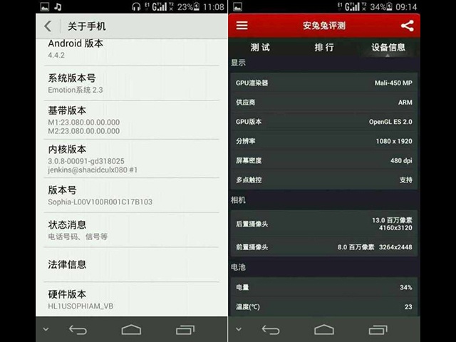New Huawei Ascend P7 