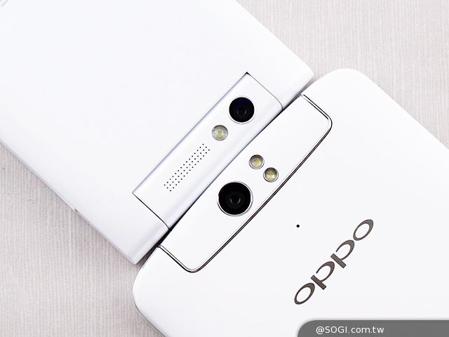 翻轉鏡頭自拍手機OPPO N1、G-PLUS E7mini外觀比拼