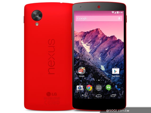LG G2、G Pro Lite、Nexus5豔紅新色齊登台