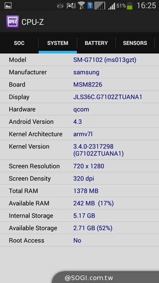 5.25吋平價中階雙卡機 三星GALAXY Grand 2