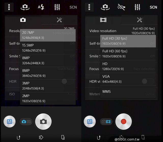疑Sony Xperia Z2 D6503解鎖、相機截圖再流出