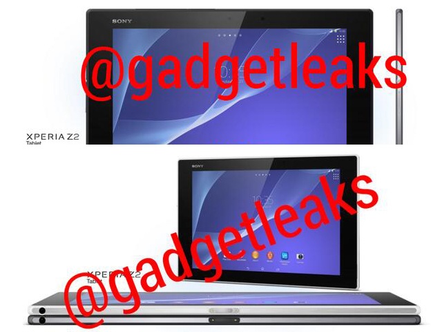 疑索尼新安卓平板Xperia Z2 Tablet規格、官圖流出