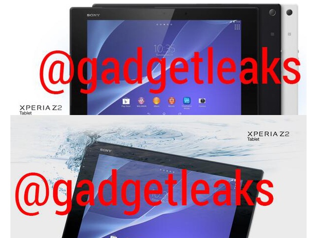 疑索尼新安卓平板Xperia Z2 Tablet規格、官圖流出