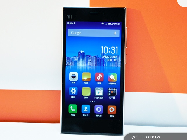 小米手機3登台！2/26開賣 單機9999可搭中華遠傳資費