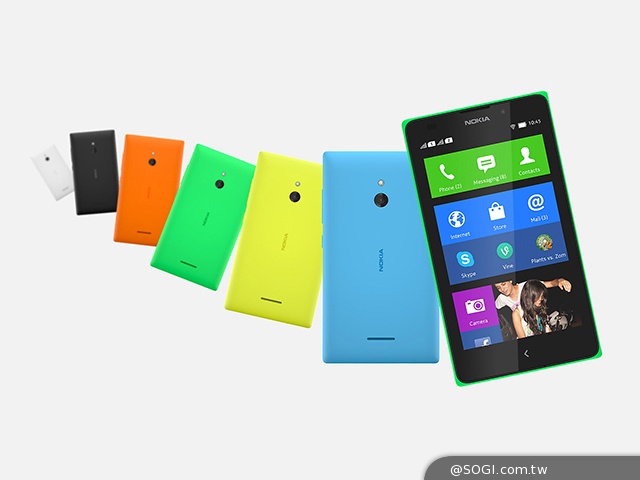 諾基亞首款Android產品出擊！X、X+、XL發表【MWC 2014】