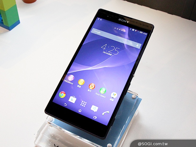 6吋大螢幕LTE智慧機Sony Xperia T2 Ultra直擊