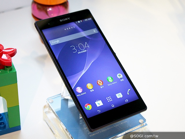 6吋大螢幕LTE智慧機Sony Xperia T2 Ultra直擊