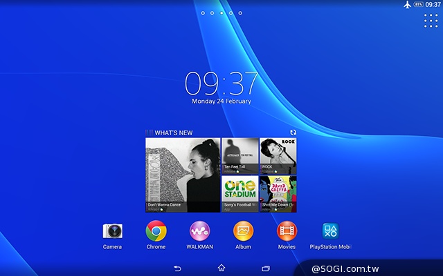 極致纖薄、通話平板！Sony Xperia Z2 Tablet【MWC 2014】