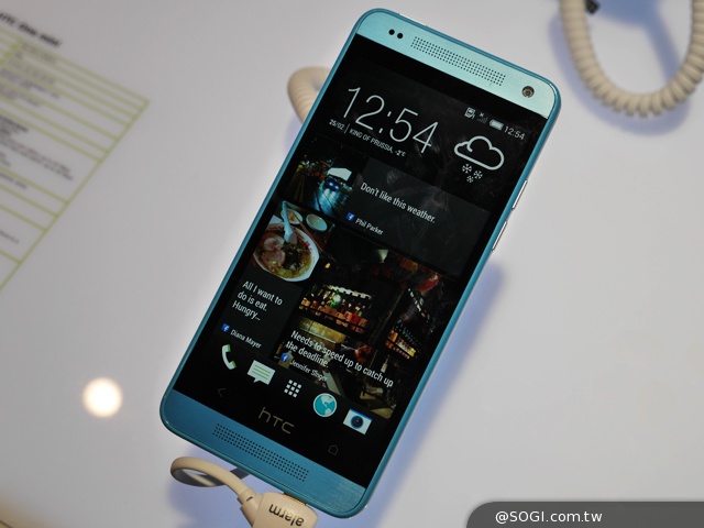 宏達電參展MWC 藍色版HTC One mini圖賞【MWC 2014】