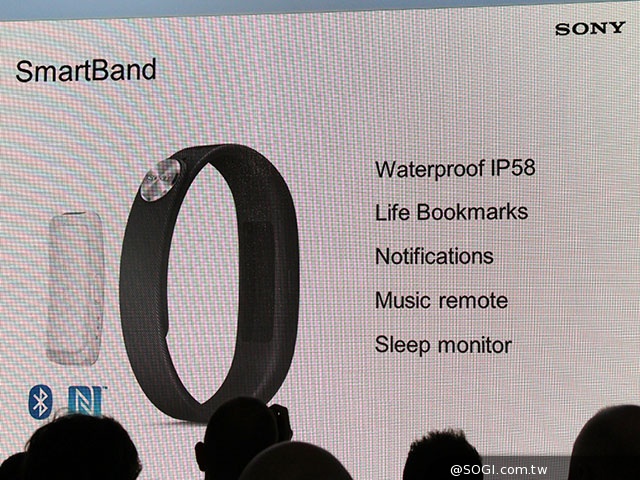 SmartBand SWR10智慧手環、Lifelog應用新體驗【MWC 2014】