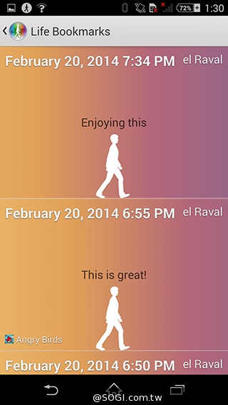 SmartBand SWR10智慧手環、Lifelog應用新體驗【MWC 2014】