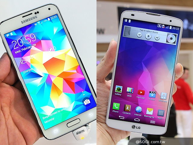 S5、G Pro2韓系旗艦雙機 3/19登台尬場 S5、G Pro2韓系旗艦雙機 3/19登台尬場