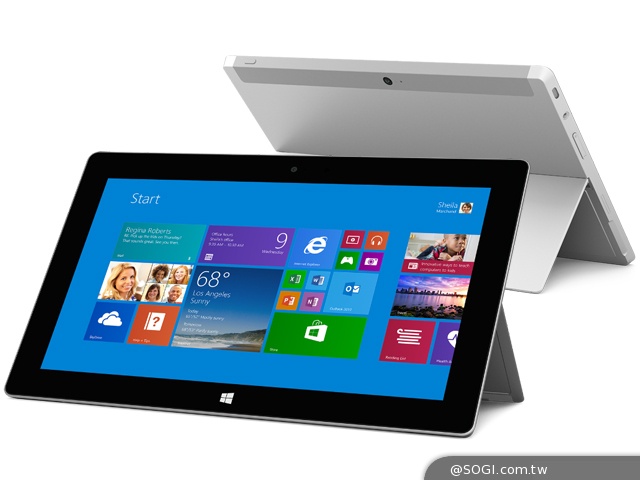 微軟RT平板Surface 2在台上市 售價13888起