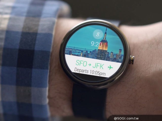 谷歌推Android Wear穿戴系統 LG、MOTO手錶同現身