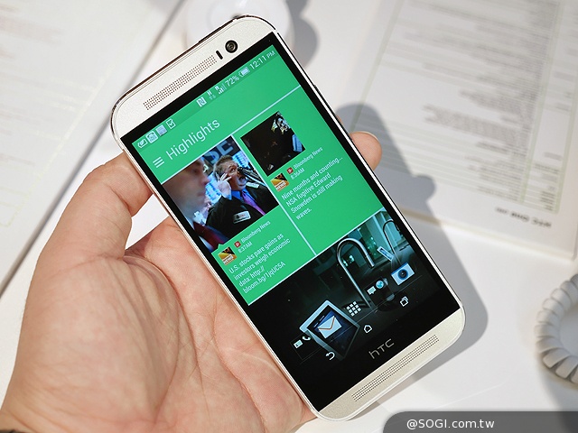 HTC One(M8)紐約搶先測：外型與功能解析