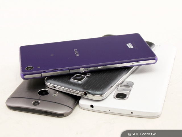 2014旗艦報到！M8、S5、Z2、G Pro 2四機全面比拼