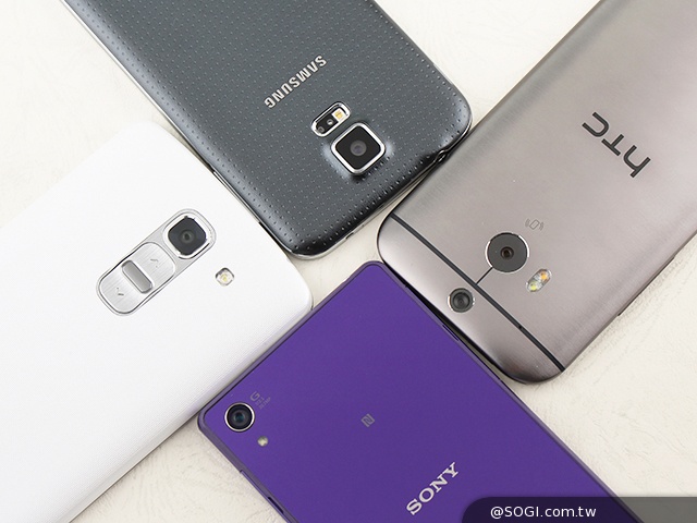 2014旗艦報到！M8、S5、Z2、G Pro 2四機全面比拼