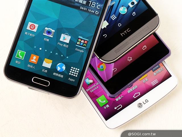 2014旗艦報到！M8、S5、Z2、G Pro 2四機全面比拼