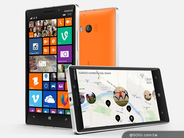 WP8.1新旗艦NOKIA Lumia 930與入門機630/635發表