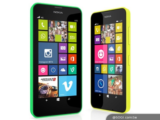 WP8.1新旗艦NOKIA Lumia 930與入門機630/635發表