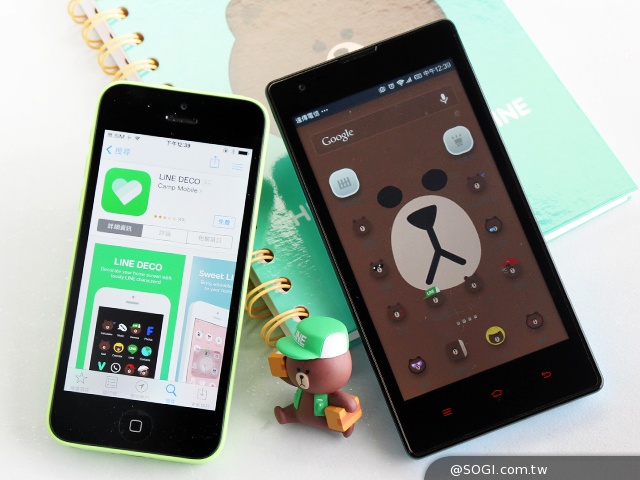 LINE DECO App讓熊大、兔兔、莎莉化身手機功能圖示
